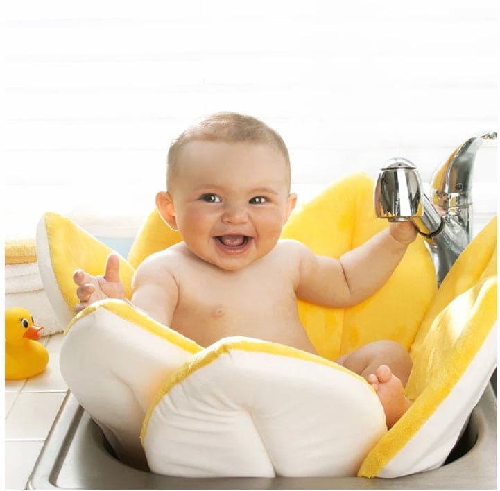 Foldable Flower Blooming Bath Tub, Baby Play Bath Sunflower Cushion Mat, Folding Non Slip Baby Bath Pad, Flower Shape Mat Sofa Seat Foldable Flower Blooming Bath Tub, Baby Play Bath Sunflower Cushion Mat, Folding Non Slip Baby Bath Pad, Flower Shape Mat Sofa Seat